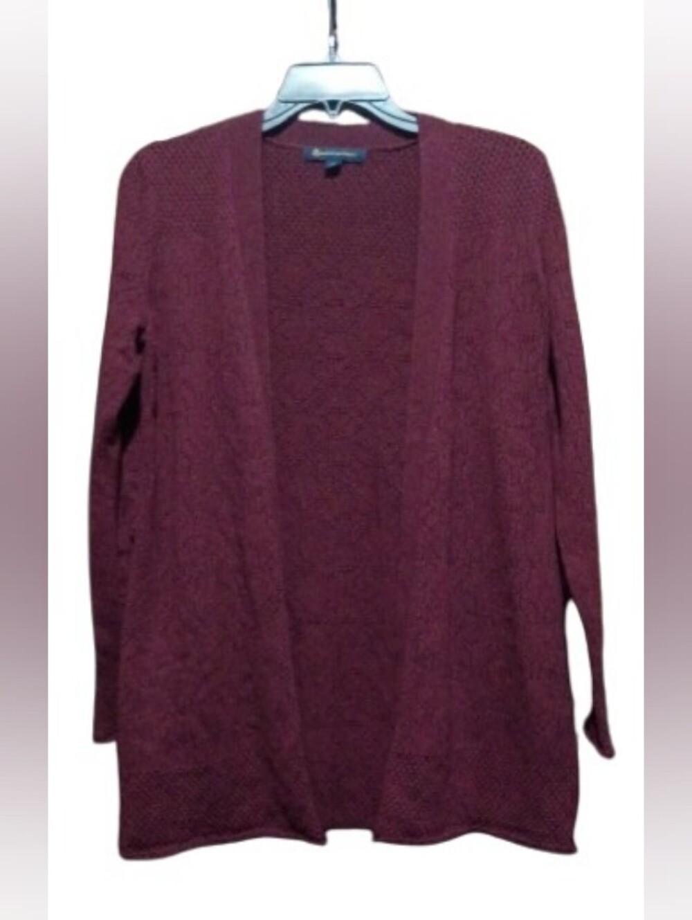 Brooks Brothers Merino Wool Open‑Front Cardigan